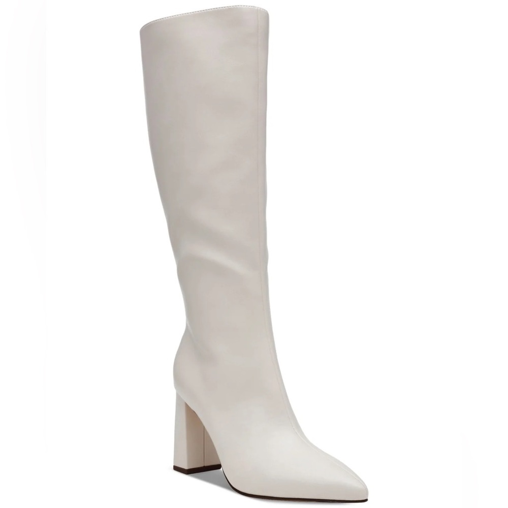 Wild Pair Islah Dress Boots for Women, Bone Smooth,